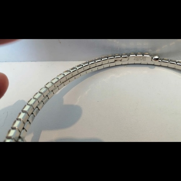 MIU MIU Made in ITALY Platinum Crystal Choker - Picture 3 of 3